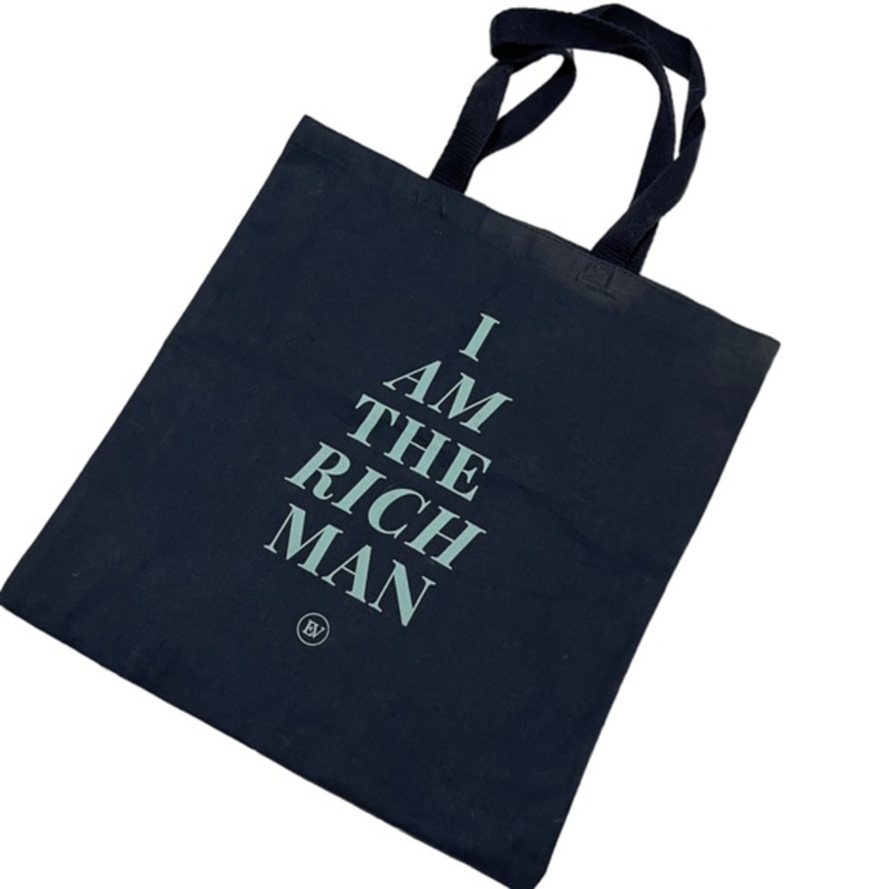 I‎ Am The Rich Man Navy Tote Bag